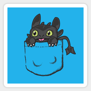 Pocket Toothless Magnet